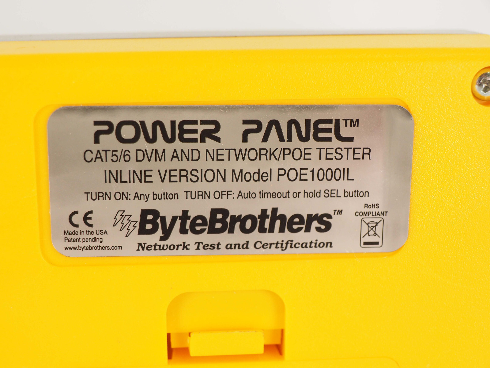Power Panel POE1000Il CAT5/6 and Network/POE Tester
