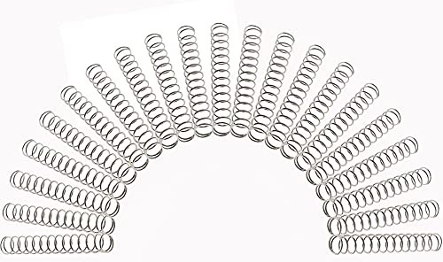 40 pcs Stainless Steel Compression Spring Extension Sturdy Assortment 1.6''