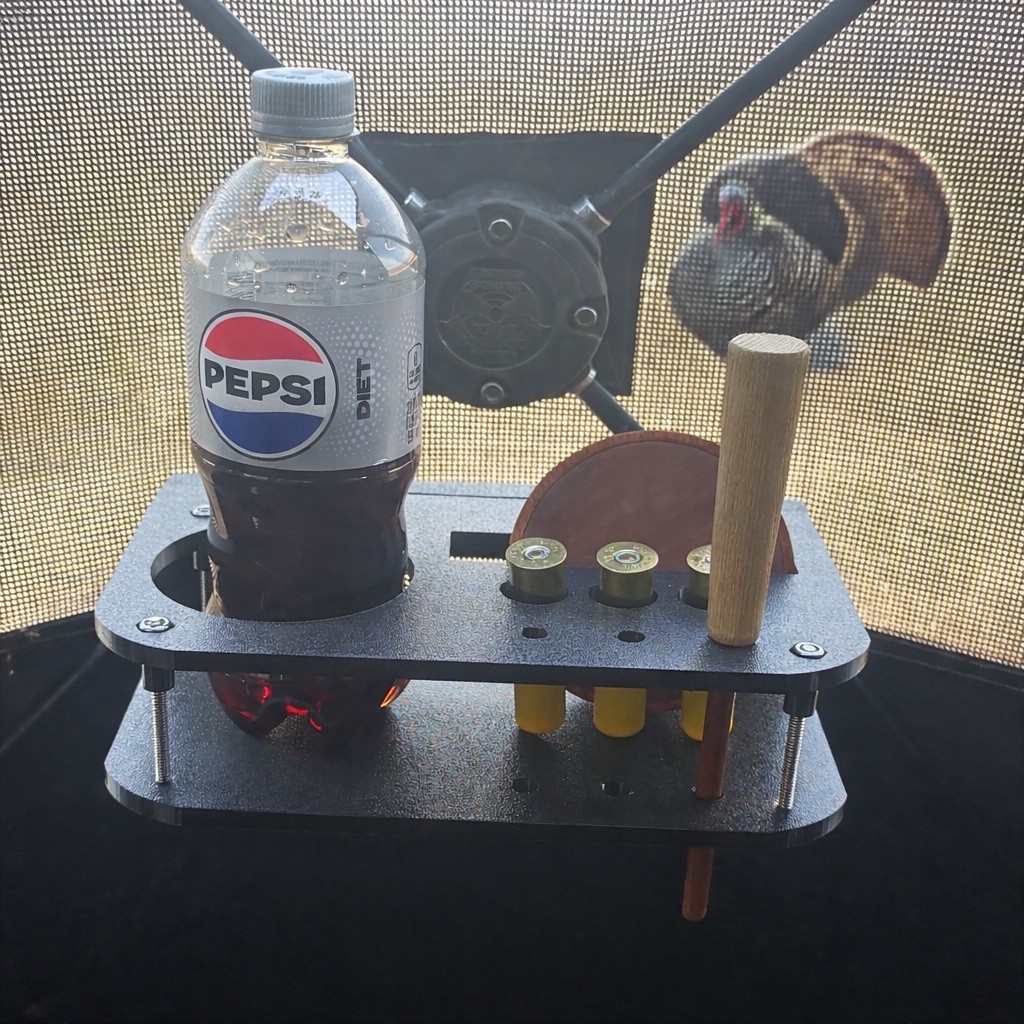 Turkey Hunting Accessory Shelf For Ground Or Hub Style Blind