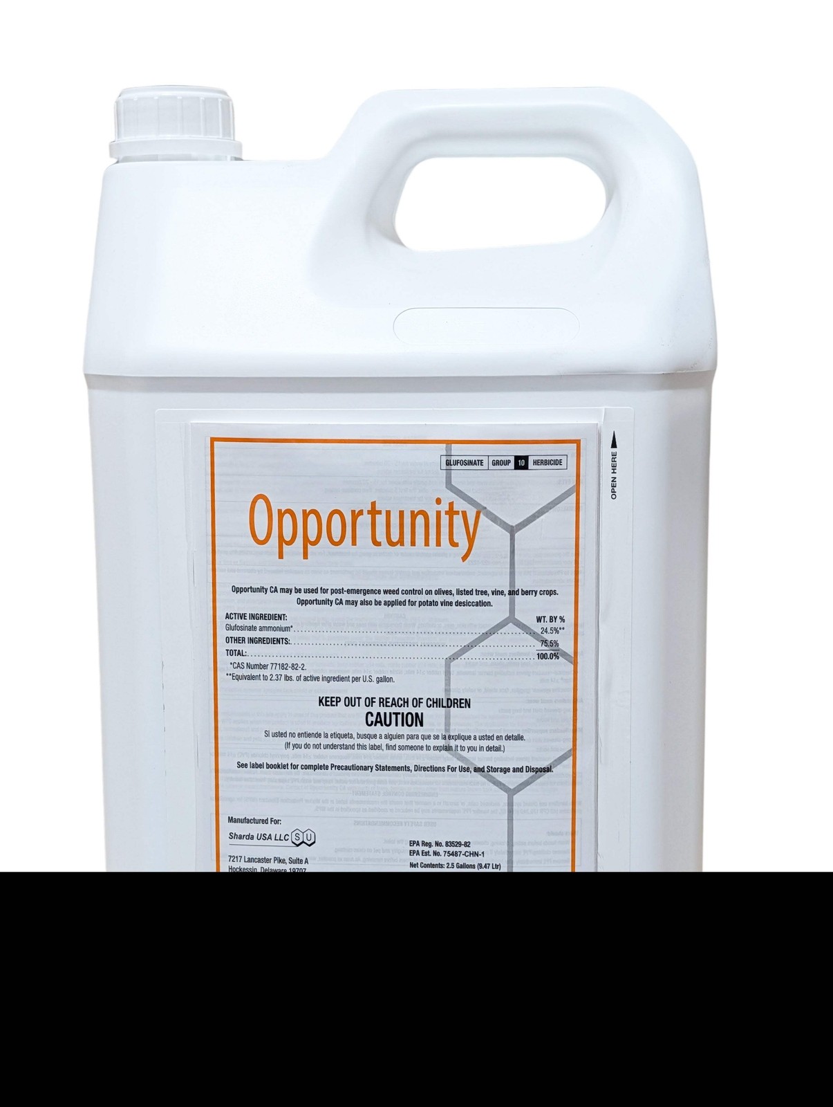 Opportunity Herbicide (Finale) Glufosinate Weed Control 2.5 gal