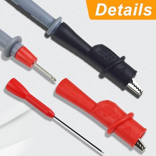TL80A-AC72 Basic Electronic Test Lead Kit Compatible with Fluke Digital