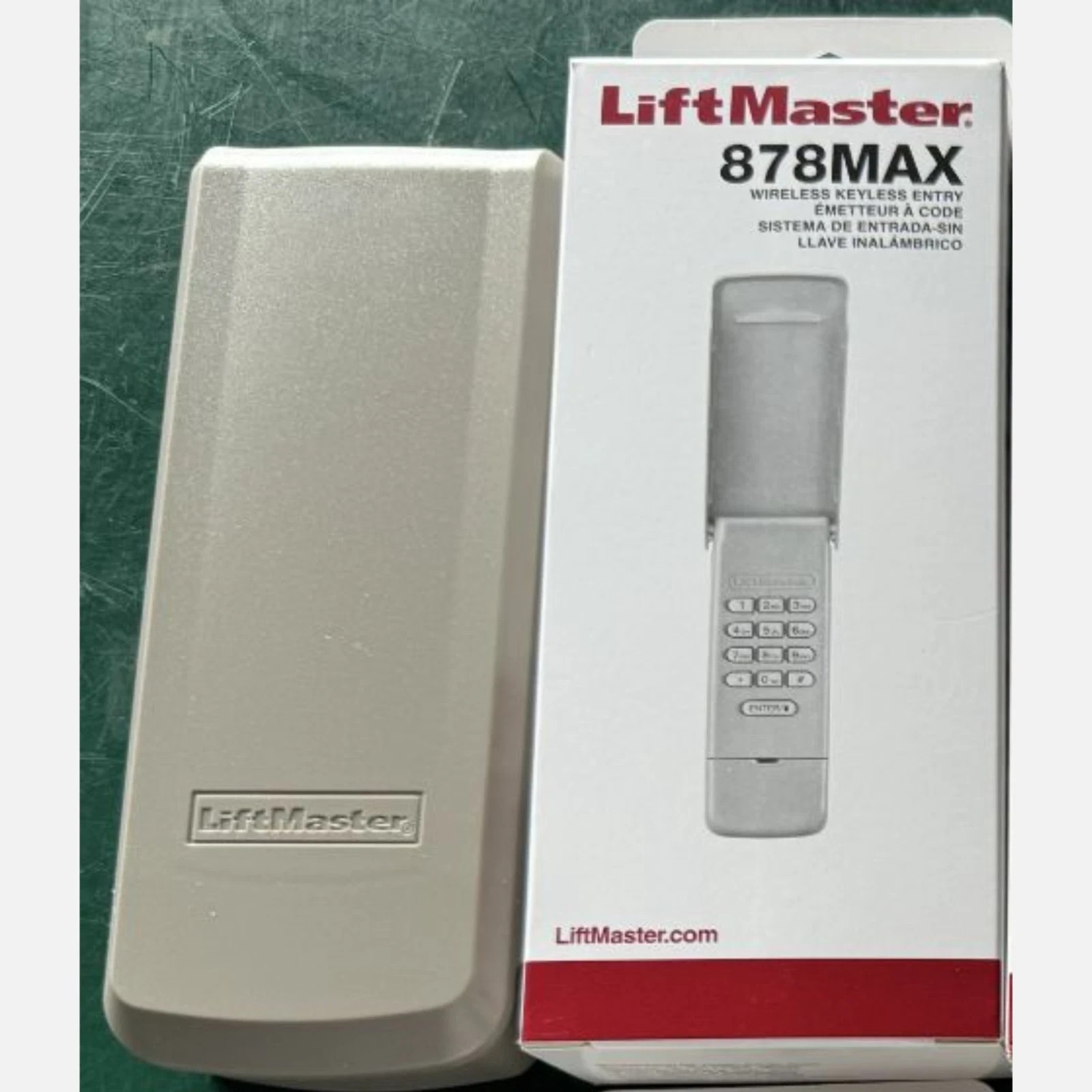 LiftMaster 878MAX Wireless Garage Door Keypad Remote Security+ 2.0 Universal # 2