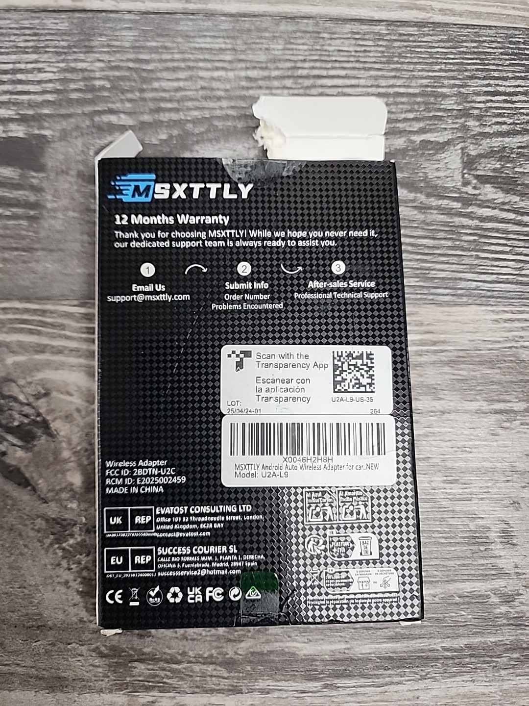MSXTTLY Wireless Carplay Adapter USC-AIR Pro
