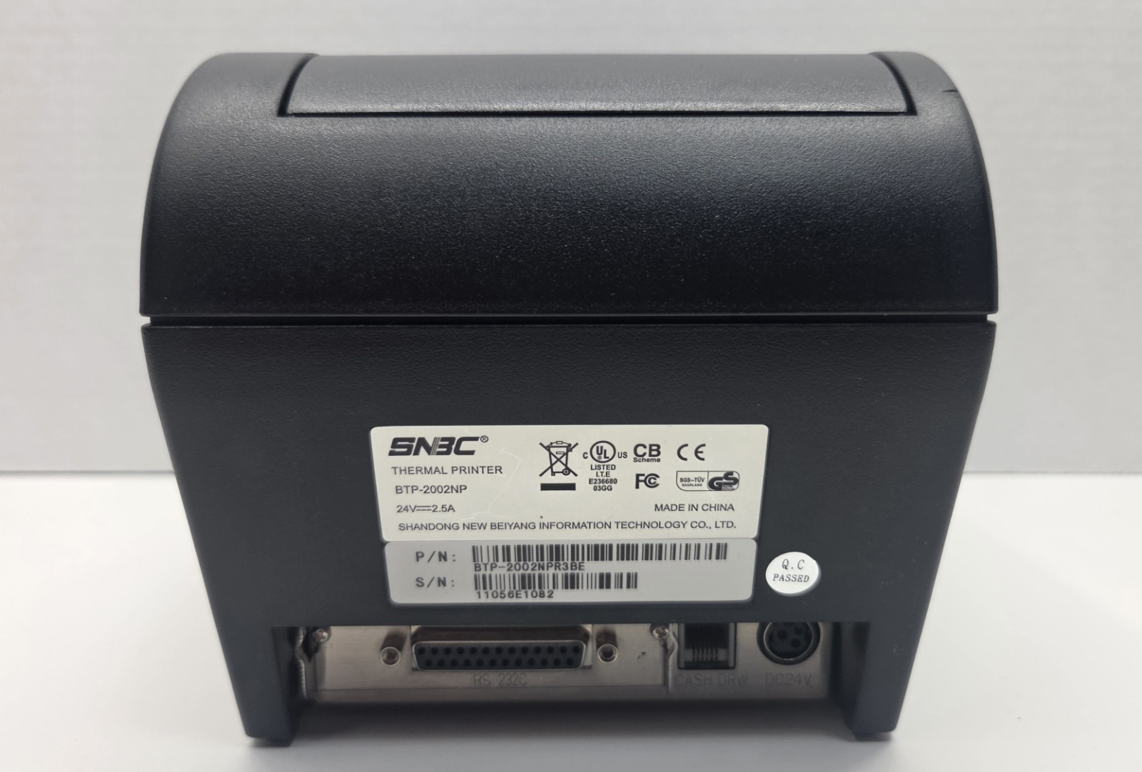 SNBC BTP- 2002NP POS Thermal Receipt Printer Serial Connection Set Tested