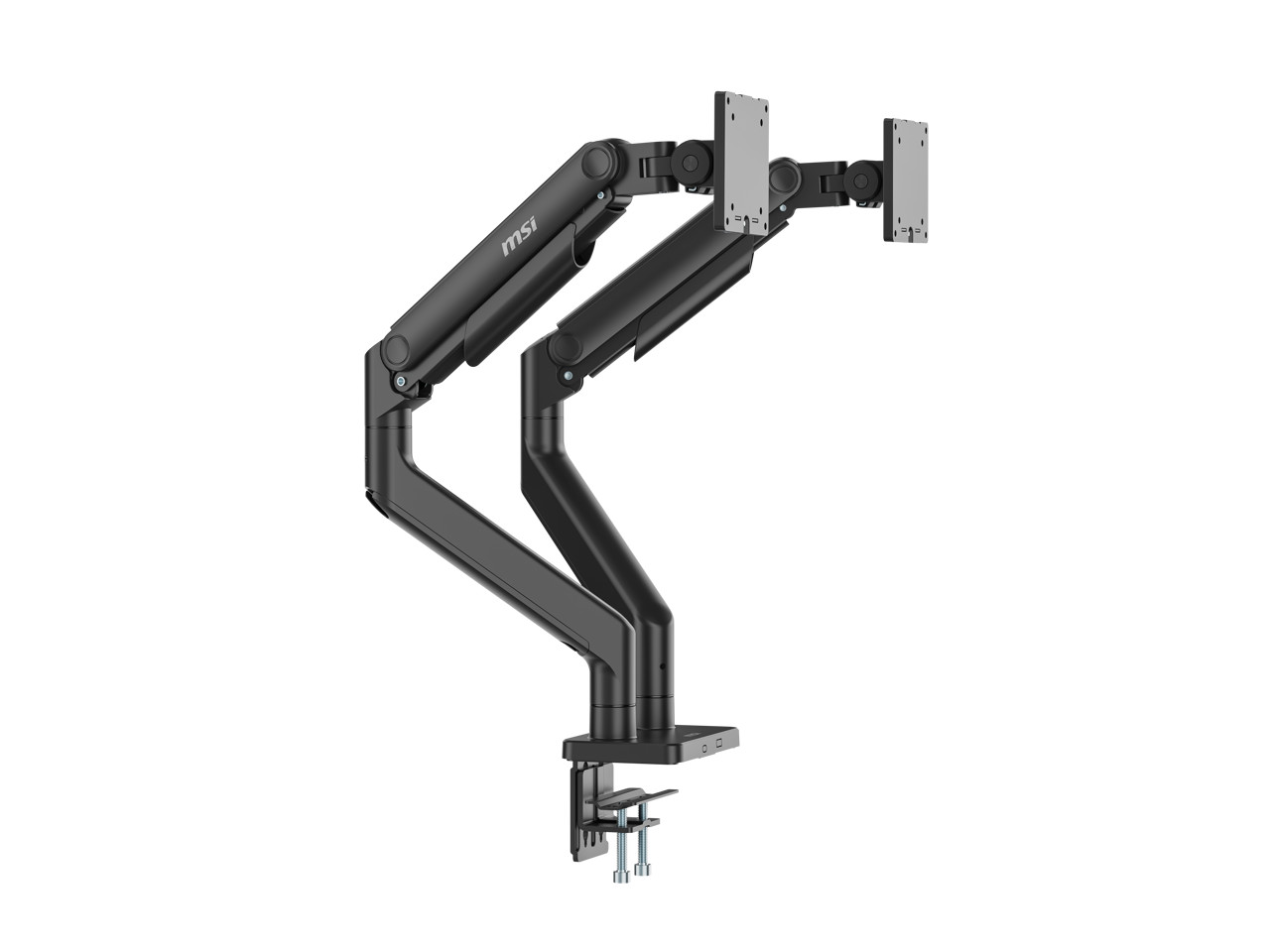 MSI MAG MT201D - Premium Heavy Duty Dual Monitor Stand Arms, 17-45" Support, VES