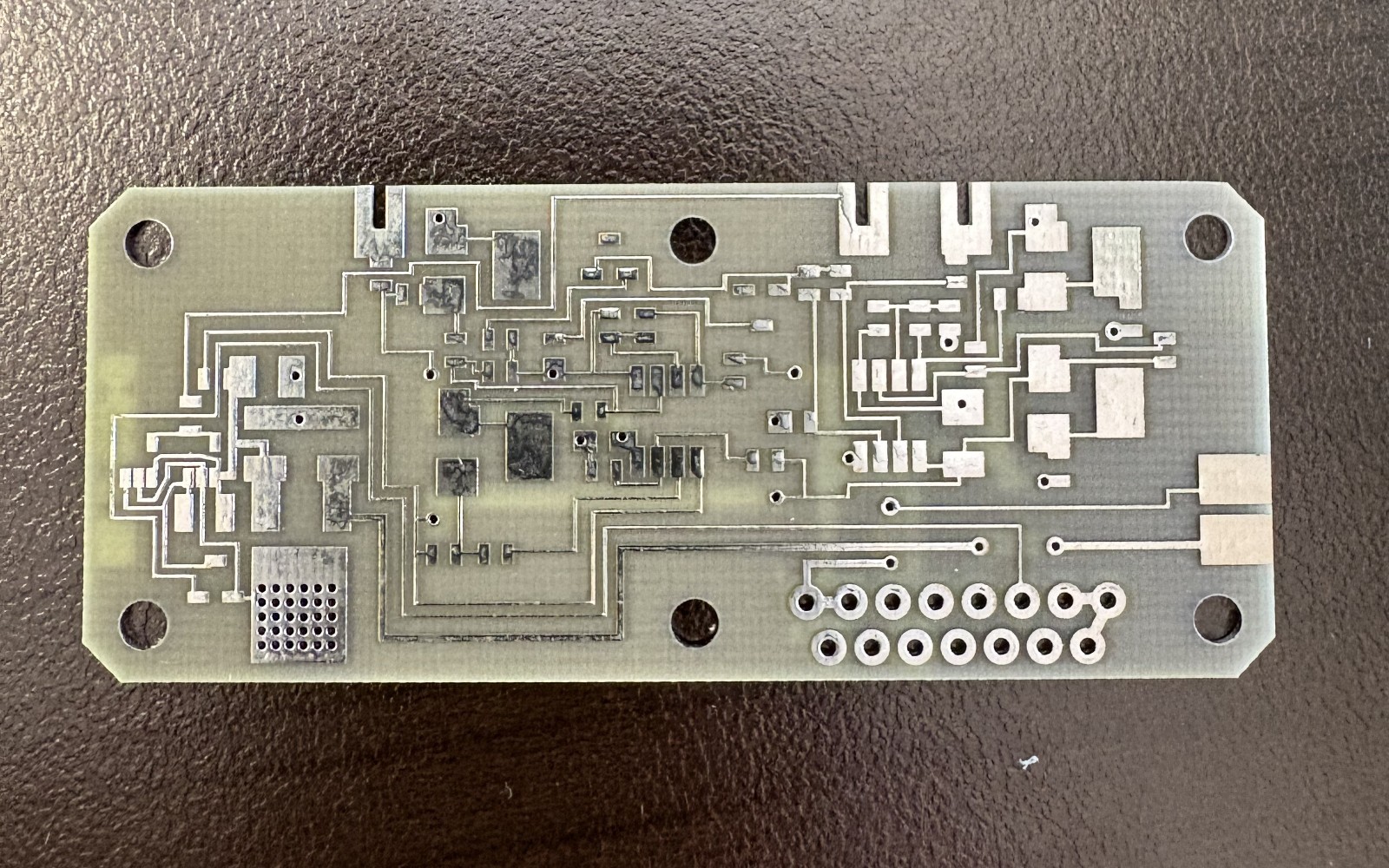 PCB  FR4 94V-0  RF Frame bare NOS (2 pieces)