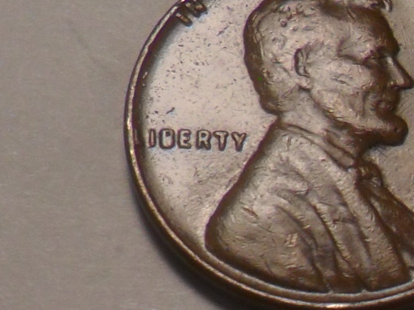 1957-D NICE "3 OBVERSE DIE-CHIP! "ERROR" LINCOLN COPPER CENT "ACTION" COIN!!!!!