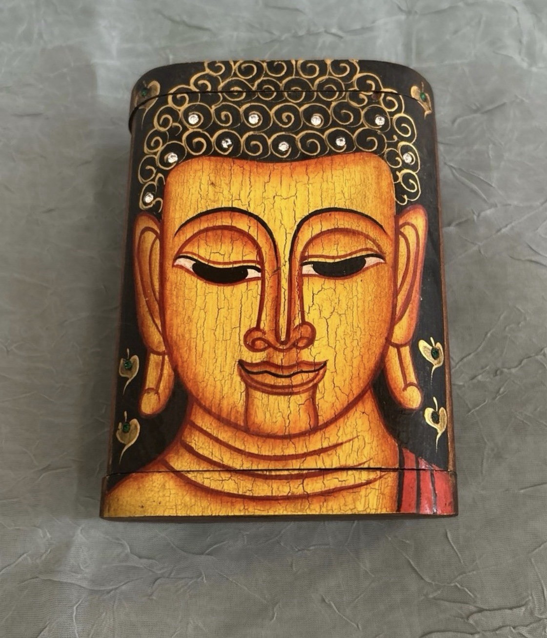 Thailand Buddha teakwood  wood box