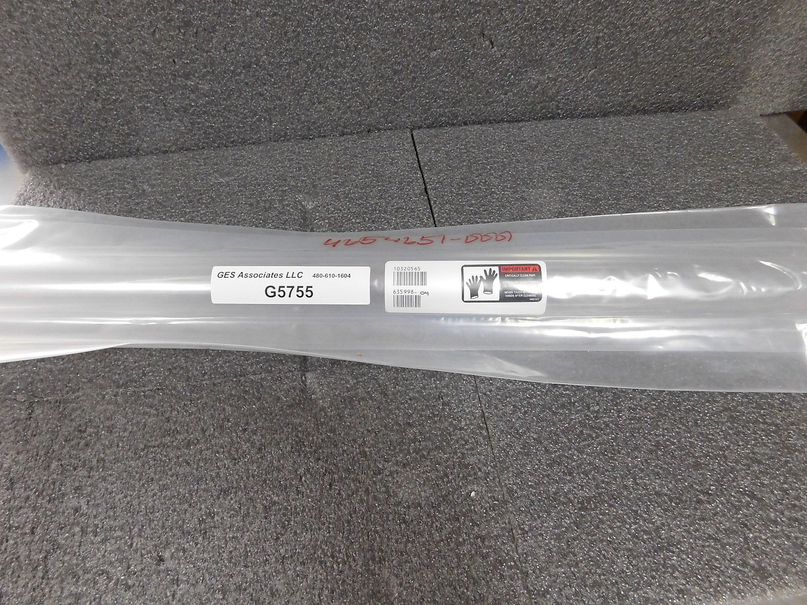 Xycarb Ceramics 10320565 Quartz Tube 27.5"