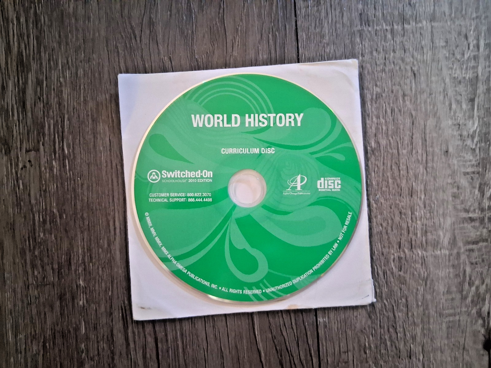 Switched On Schoolhouse 10th Grade 10 Homeschool World History