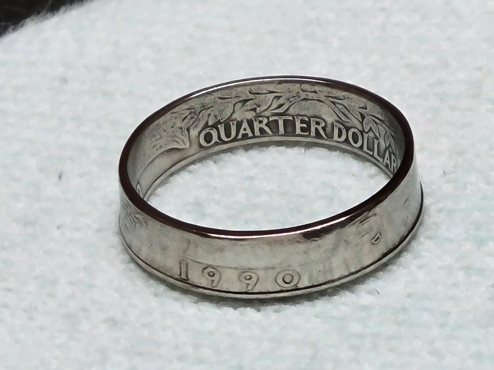 1990 - Size 11 Dated Quarter Coin Ring