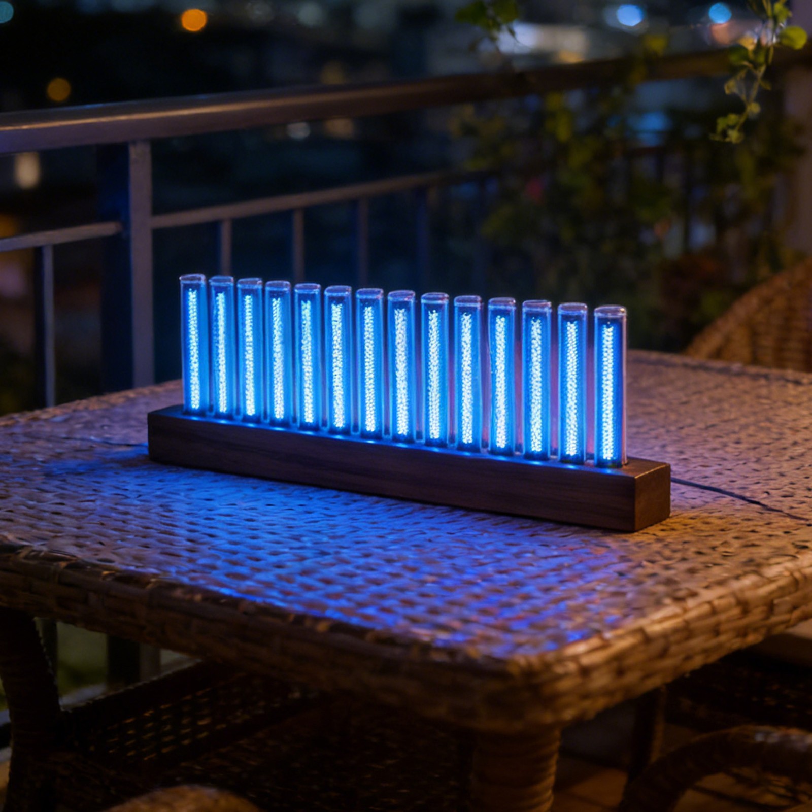 1 LED Music Spectrum Display With Adjustable Brightness For Home Use