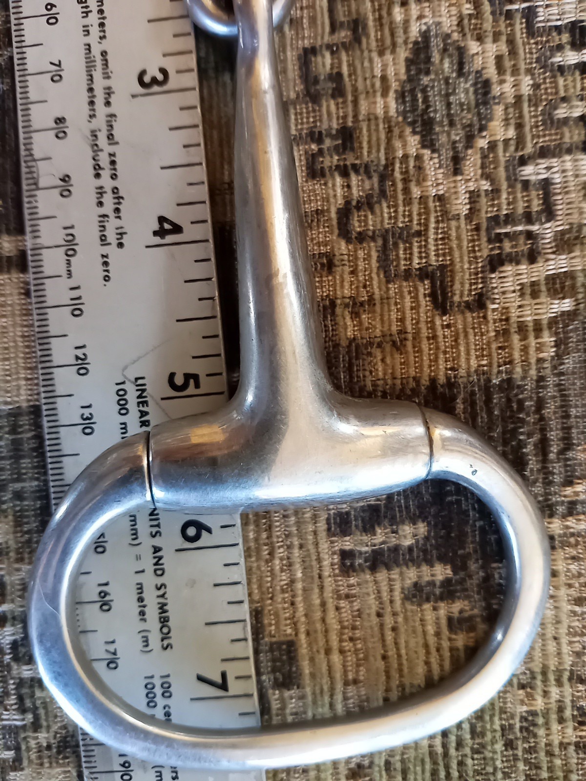 Eggbutt Snaffle Flat Ring 12mm