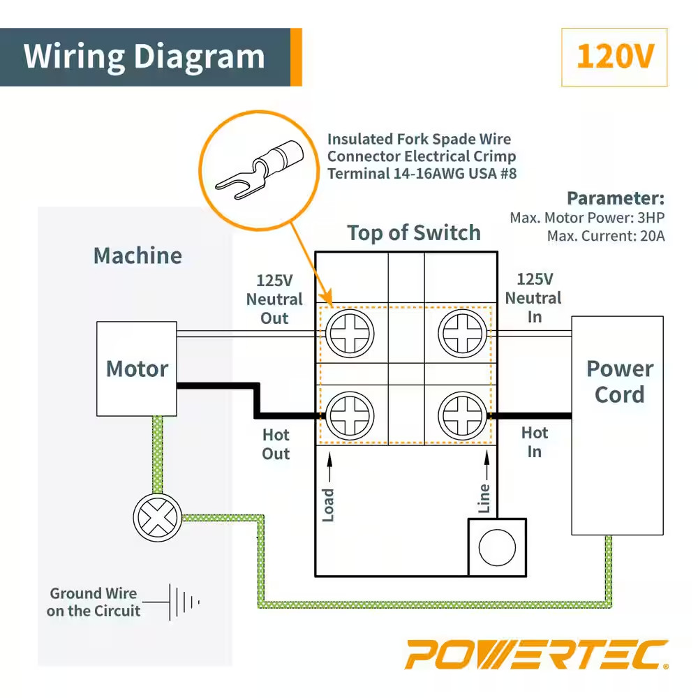 110/220-Volt Paddle Switch
