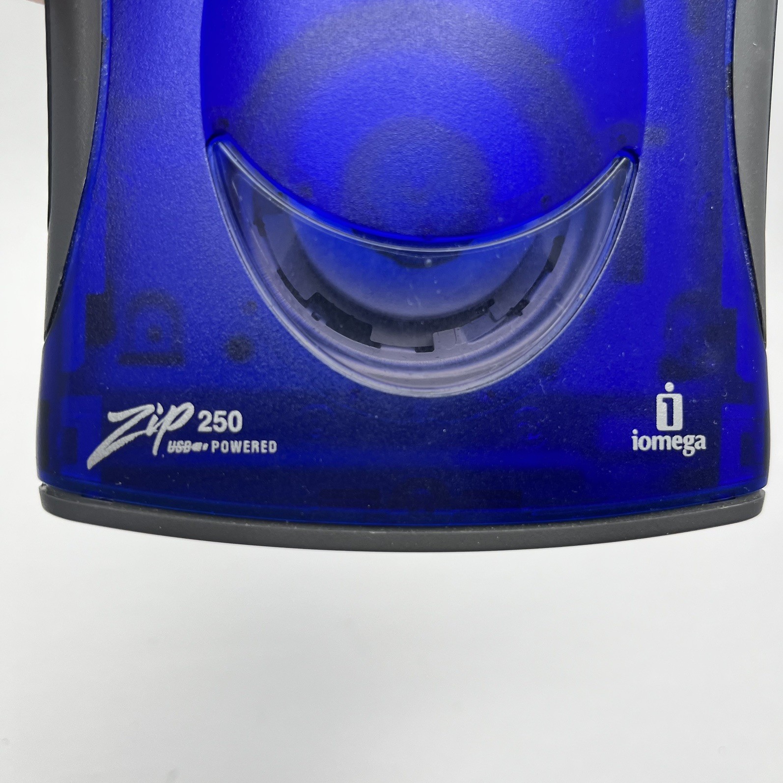 Iomega ZIP 250 USB Powered External Zip Drive w/ USB Cable Blue TESTED