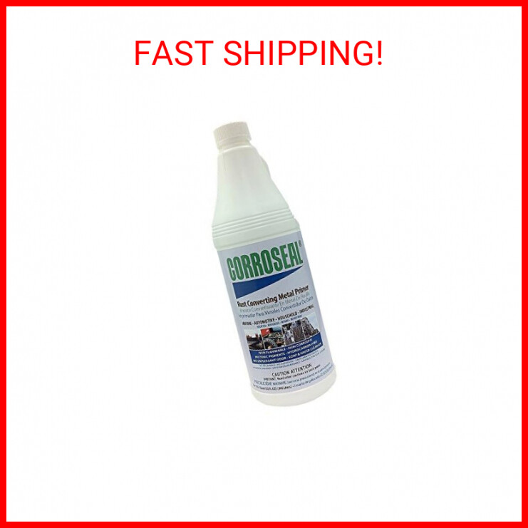 Corroseal Water-Based Rust Converter Metal Primer - 1 Quart