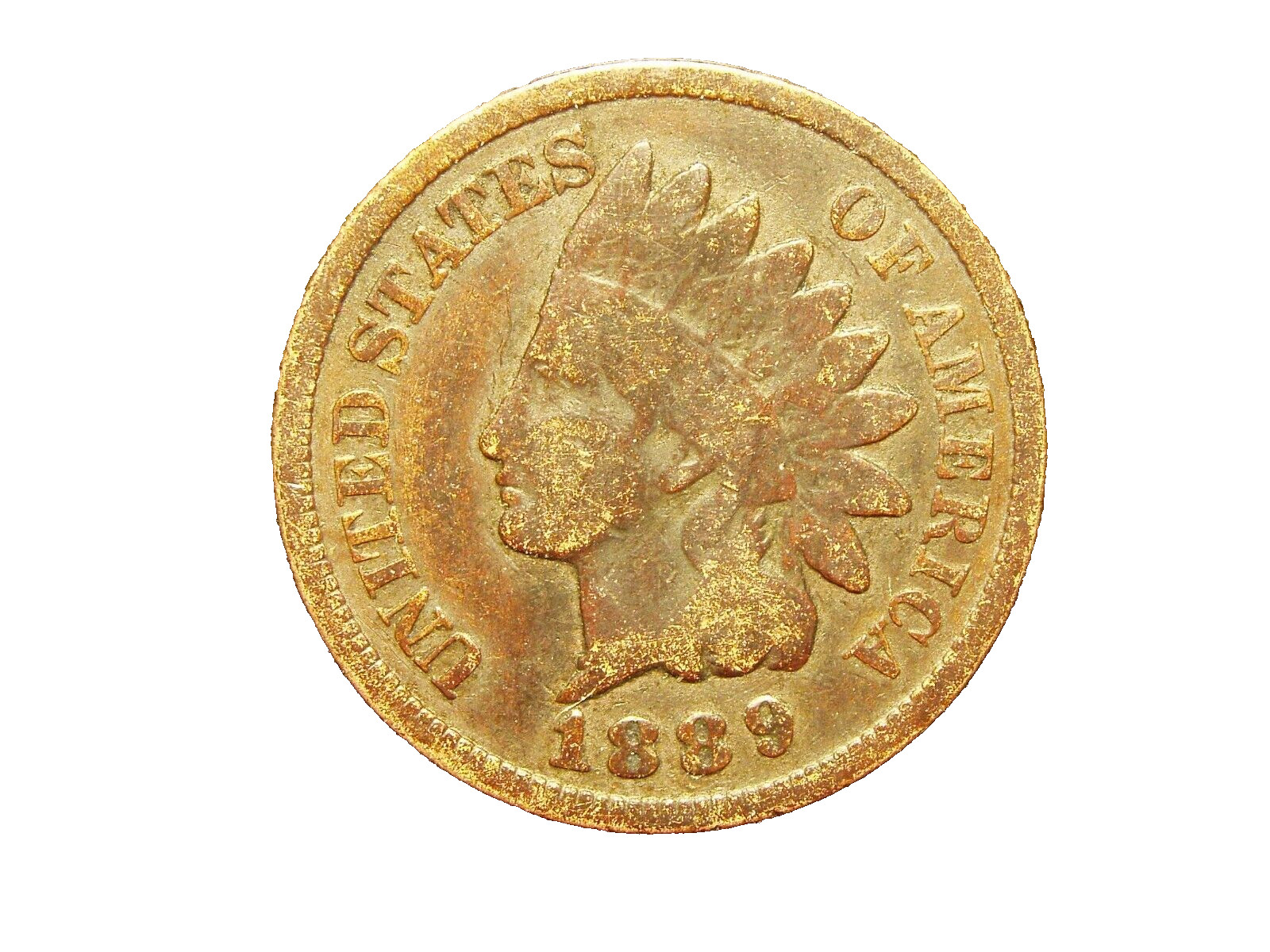 1889  INDIAN  HEAD  CENT #2