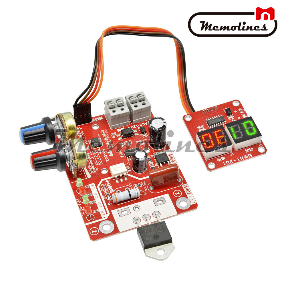 Spot Welder Machine Time Control Board Current Digital Display 40A Controller