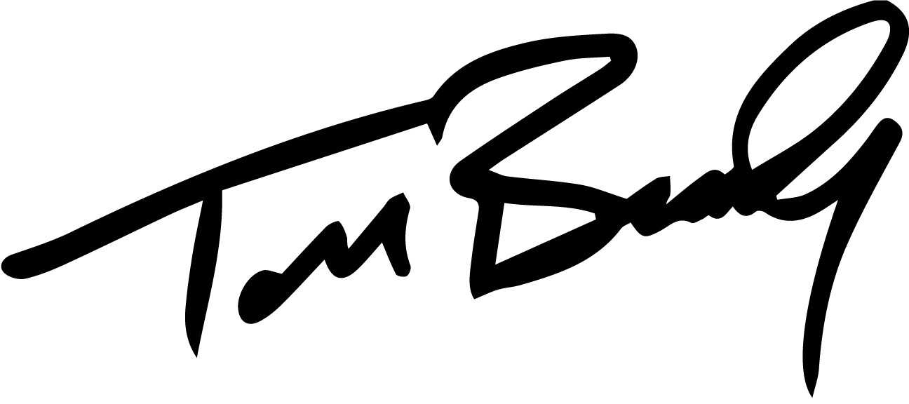 Tom Brady Signature VINYL DECAL STICKER football sports