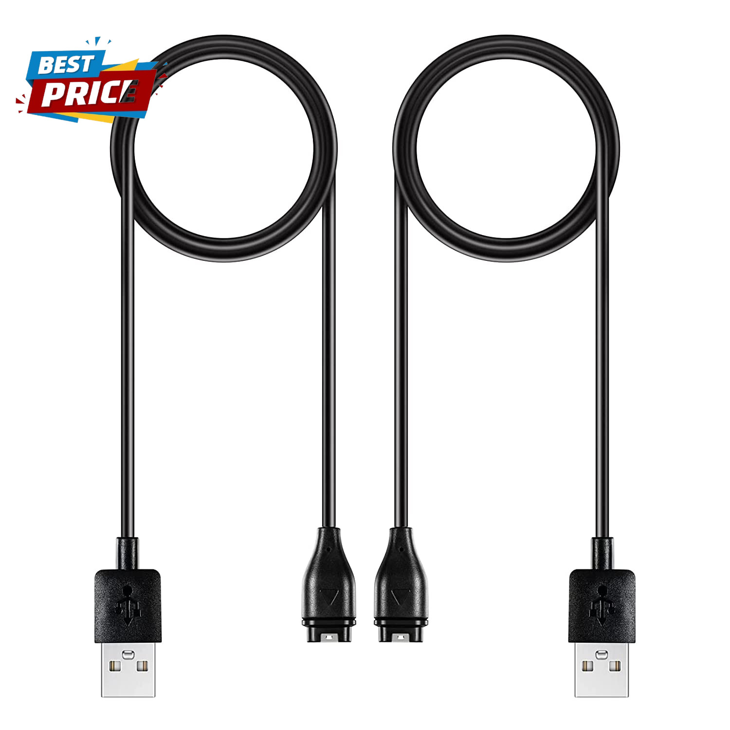 Compatible for Garmin Watch Charger Cable (2 Pack)