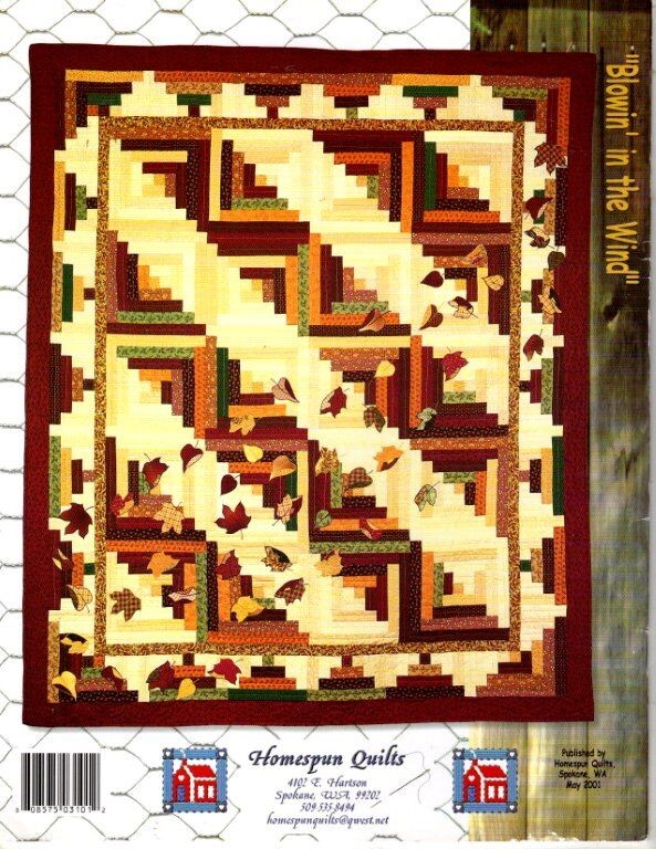 SEASONED WITH APPLIQUE FALL FROM HOMESPUN QUILTS