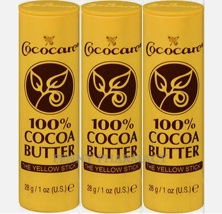 Cococare 100% Cocoa Butter Stick 1 Oz., 3 Pack