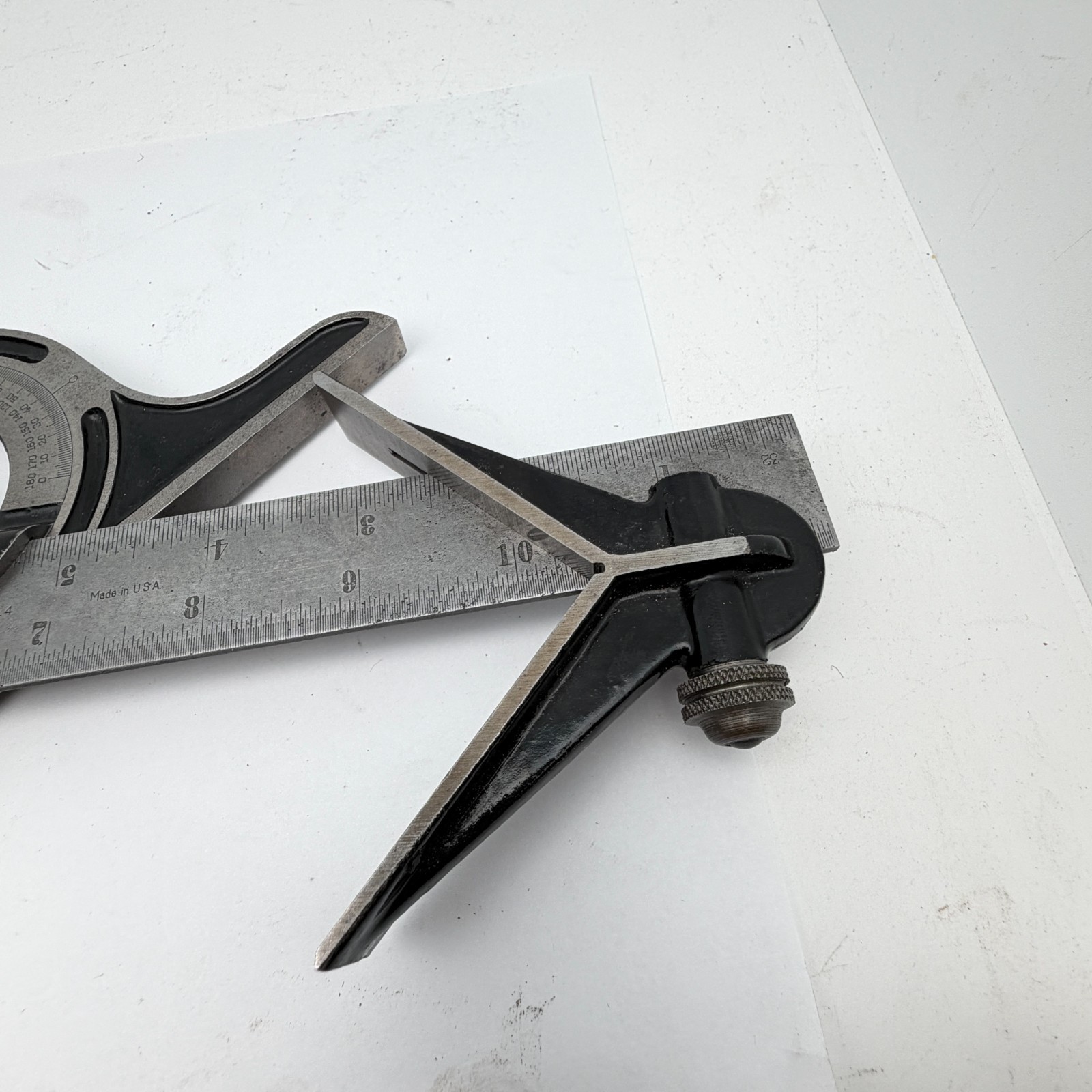Preowned 12" UNION TOOL Co. Combination Square & Centrefinder Machinists