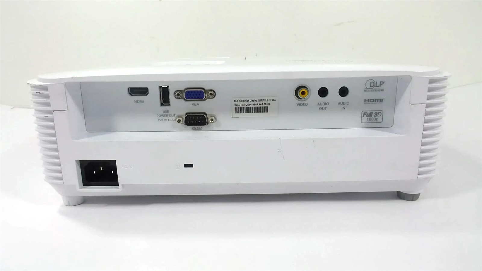 Optoma EH334 Full 3D DLP Projector (DAEHSSH) - HDMI - Lamp timer : 10 Hours