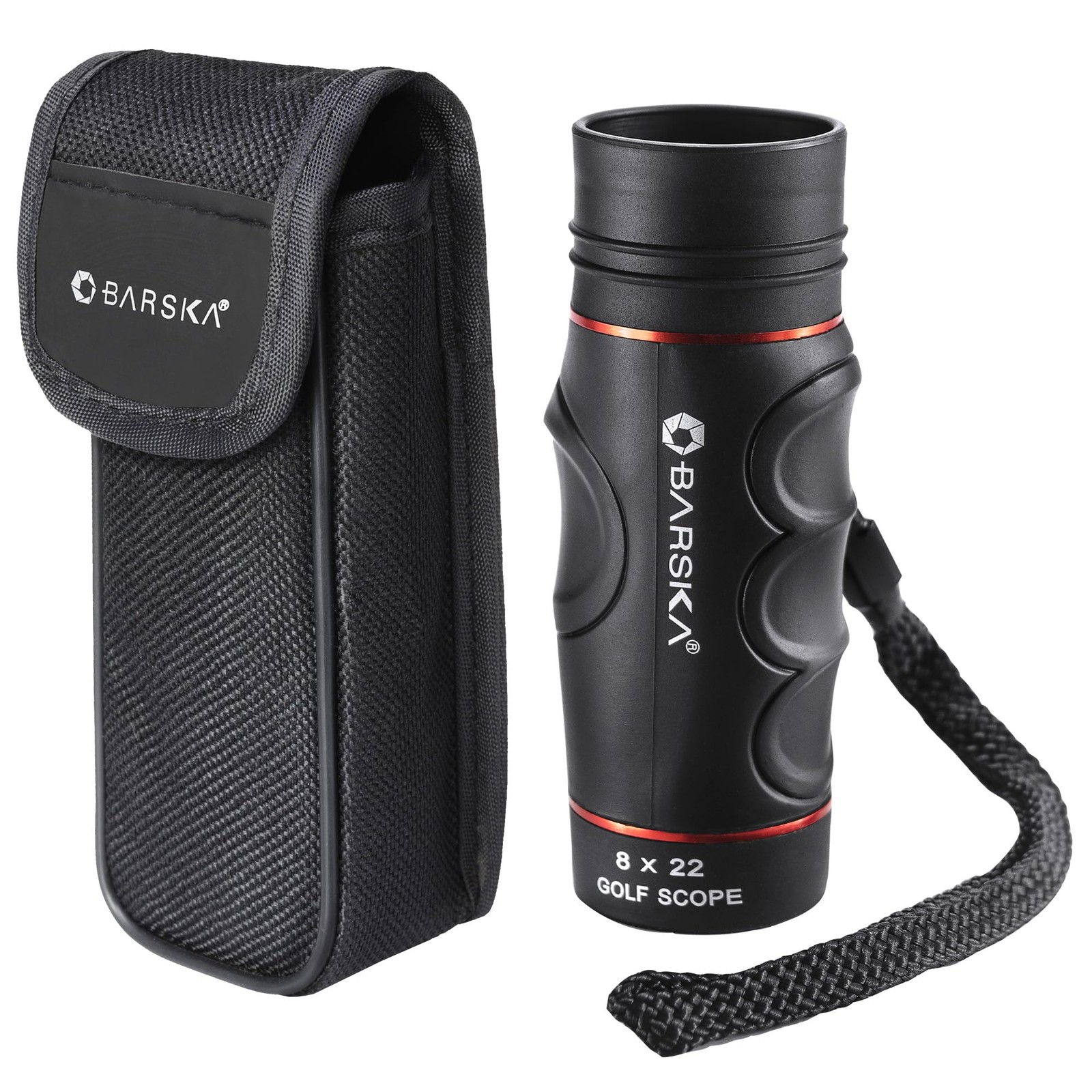 Barska Blueline 8x22 Waterproof Golf Scope Monocular with One Size, Black