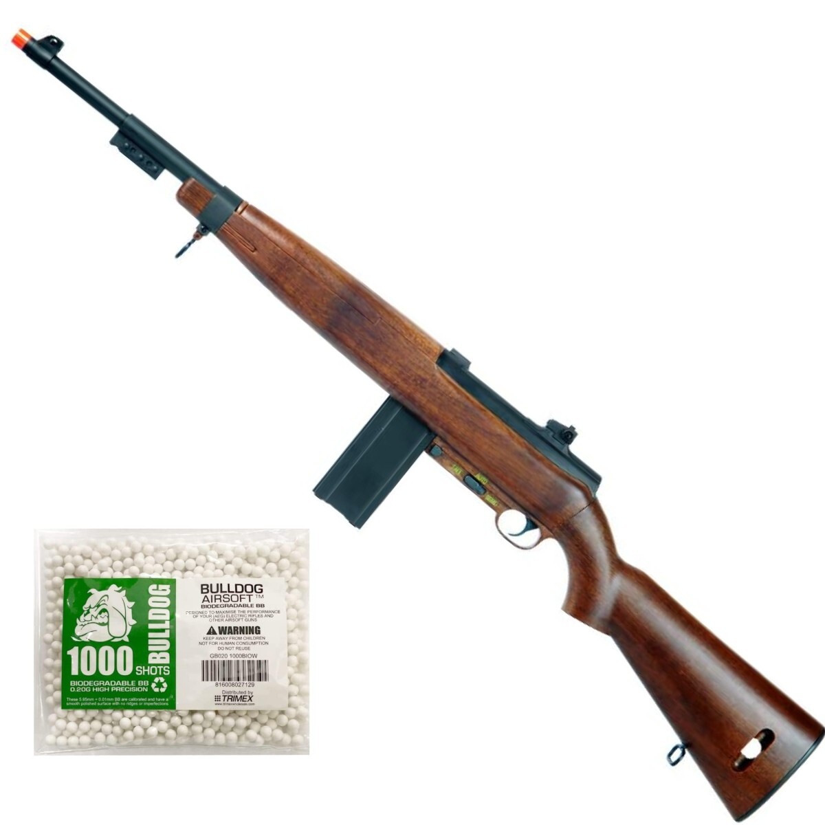 D69 300FPS Airsoft AEG Electric Battery Rifle Semi/Full Auto W/ 1000 BBs Pouch