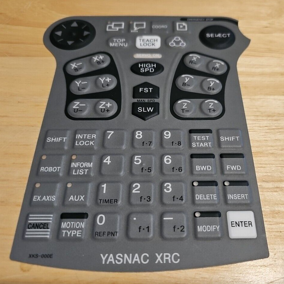 MOTOMAN TEACH PENDANT  MEMBRAIN KEYPAD/OVERLAY   XKS-000E