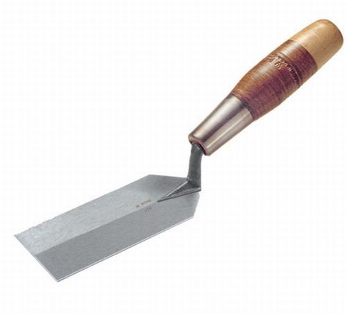 W Rose Margin Trowel 8" x 2" Blade Leather Handle