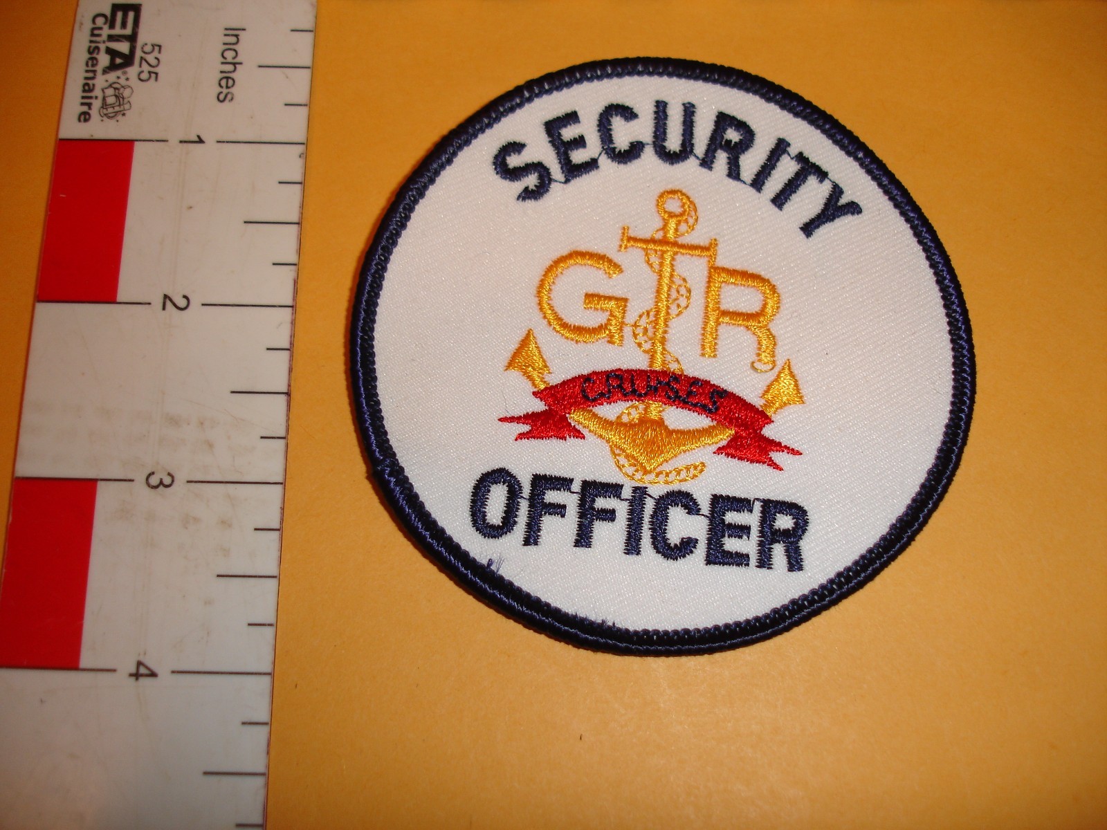 Vintage Security Patch G R officer