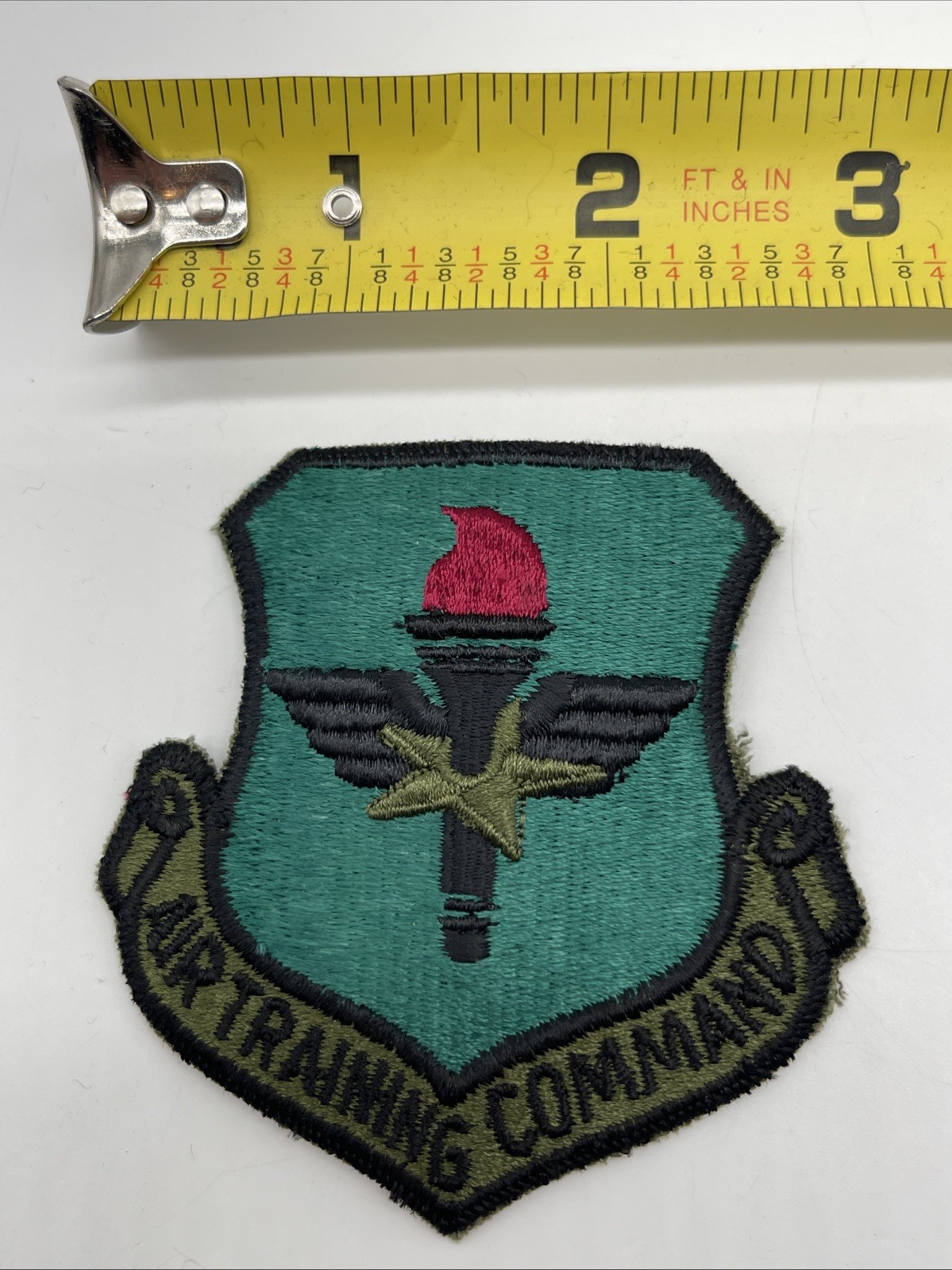 U.S. Military USAF Air Training Command Patch Insignia Cut Edge Subdued Iron On