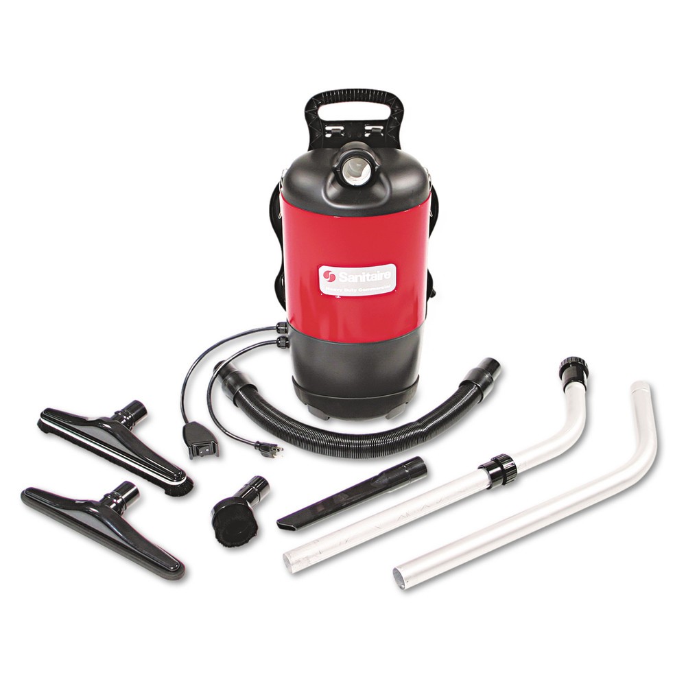 Sanitaire SC412B TRANSPORT QuietClean 1.5 gal. Tank Cap BackPk Vacuum - Red New