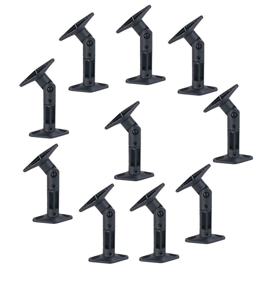 10 PACK UNIVERSAL CEILING WALL SATELLITE SPEAKER MOUNT BRACKET HOME THEATER BOSE