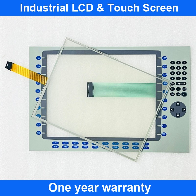 Touch Screen Panel Glass PanelView Plus 1500 2711P-B15C4A2 + Keypad Keyboard