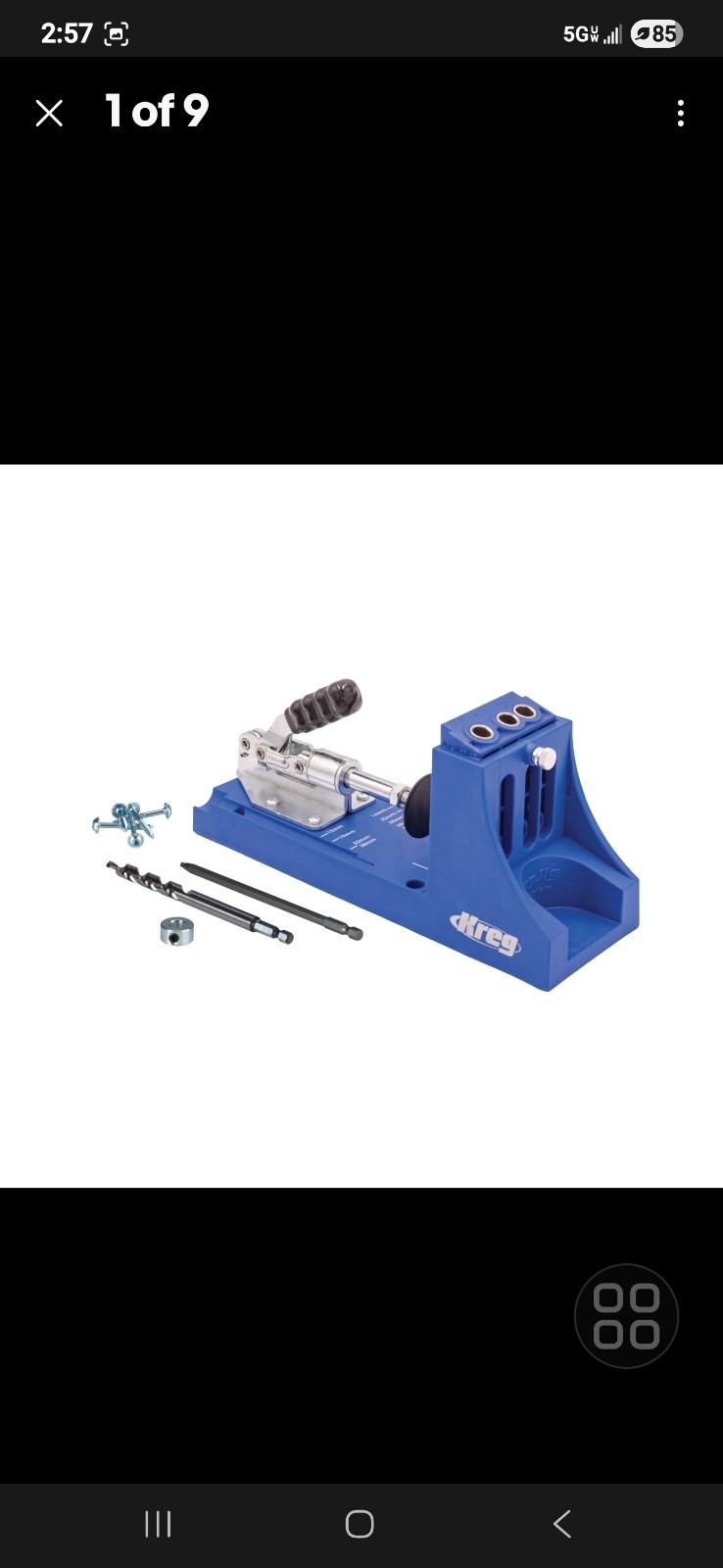 Kreg K4 Pocket Hole Jig - Adjustable, Versatile Jig for Strong Joints