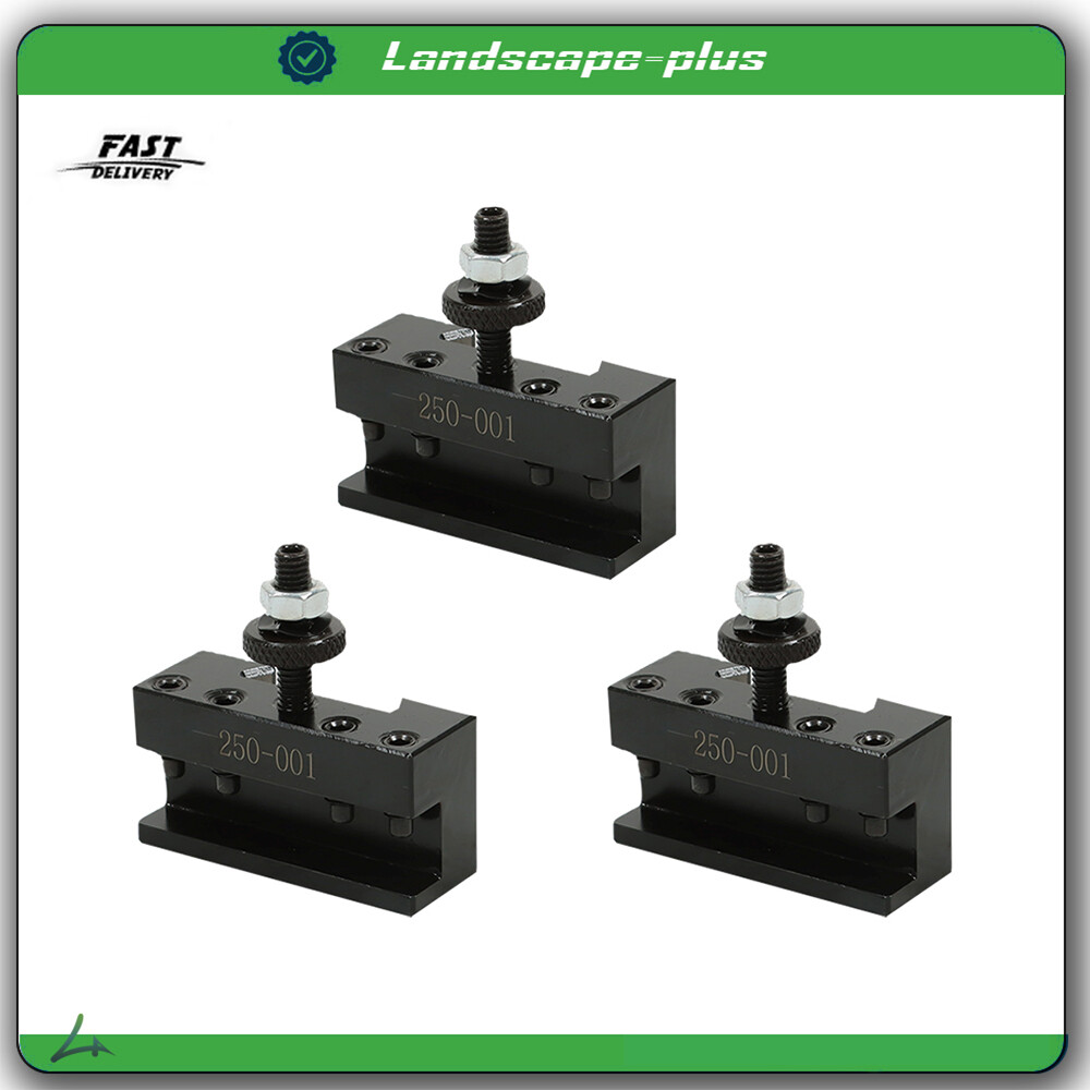 New 3PCS #1 Quick Change Turning & Facing Lathe Tool Post Holder 250-001 OXA