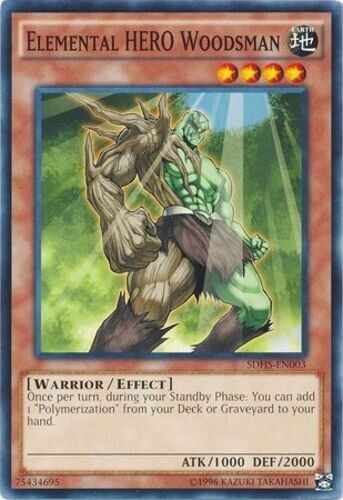 Elemental HERO Woodsman (SDHS-EN003) - Common
