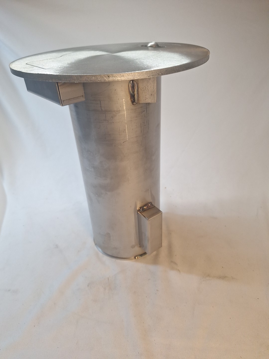 Calpipe Security Bollards ESR040 Bollard Embedment Sleeve, SS, 4" Dia