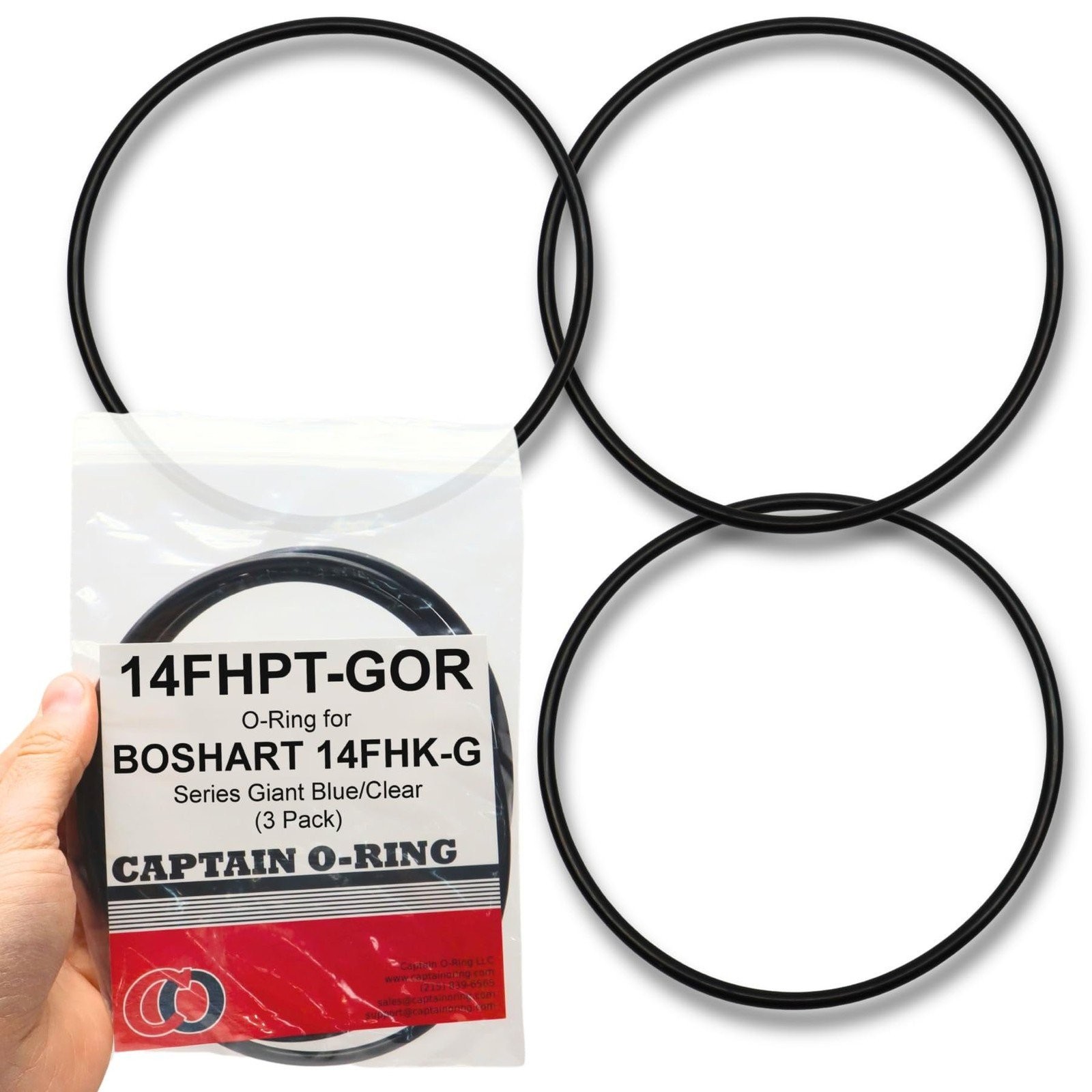 14FHPT-GOR O-Ring for Boshart 14FHK-G Series Giant Filter Housings (3 Pack)