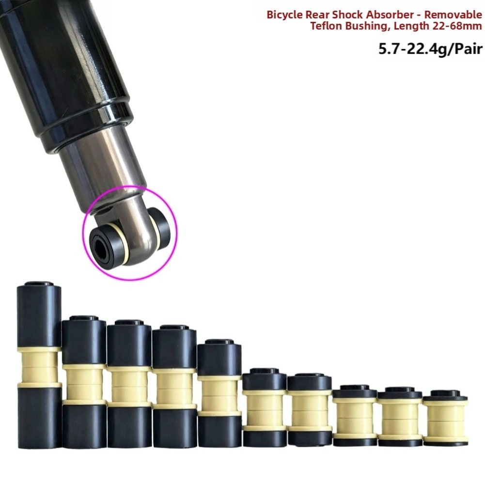 PTFE Infused Shock Bushing for MTB Rear Shock 22-68mm Adjustable Width