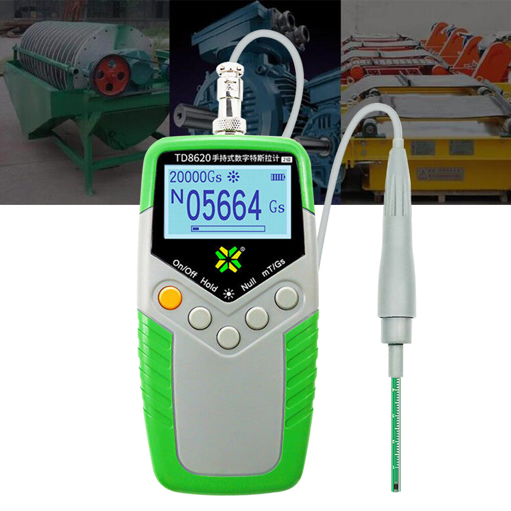 Permanent Magnet Tesla Gauss Meter Class 5 Accuracy Handheld Digital Tesla Meter