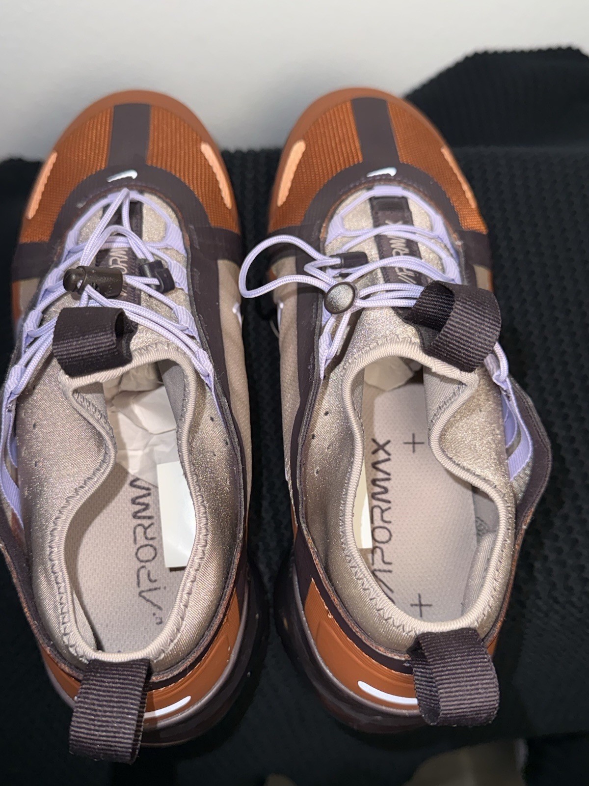 Nike Air Vapormax 2019 Utility Brown Orange Trail Running Trail Hike 7.5