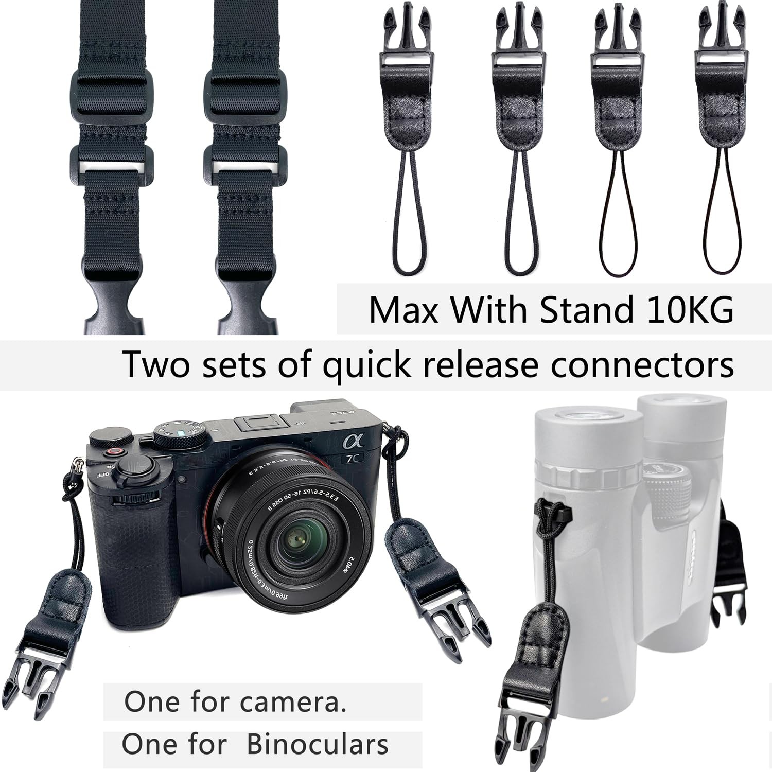 Camera Neck Strap,Soft Binocular Should Strap with Quick Release Buckle,Neopr...