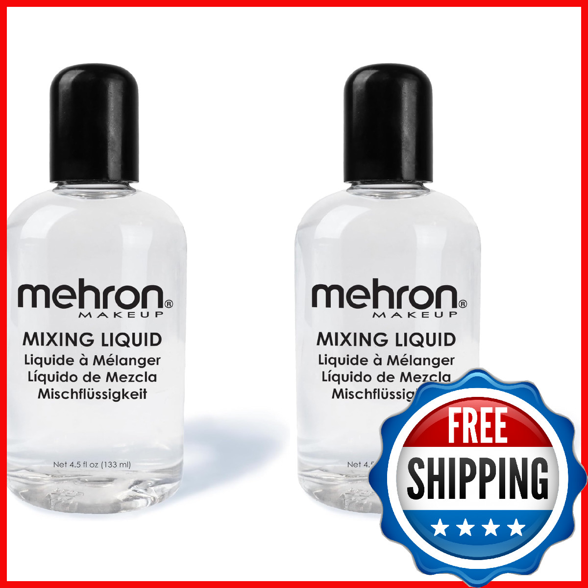 Mehron Makeup Mixing Liquid Water Resistant All Day Wear Multi-Use Makeup Transf