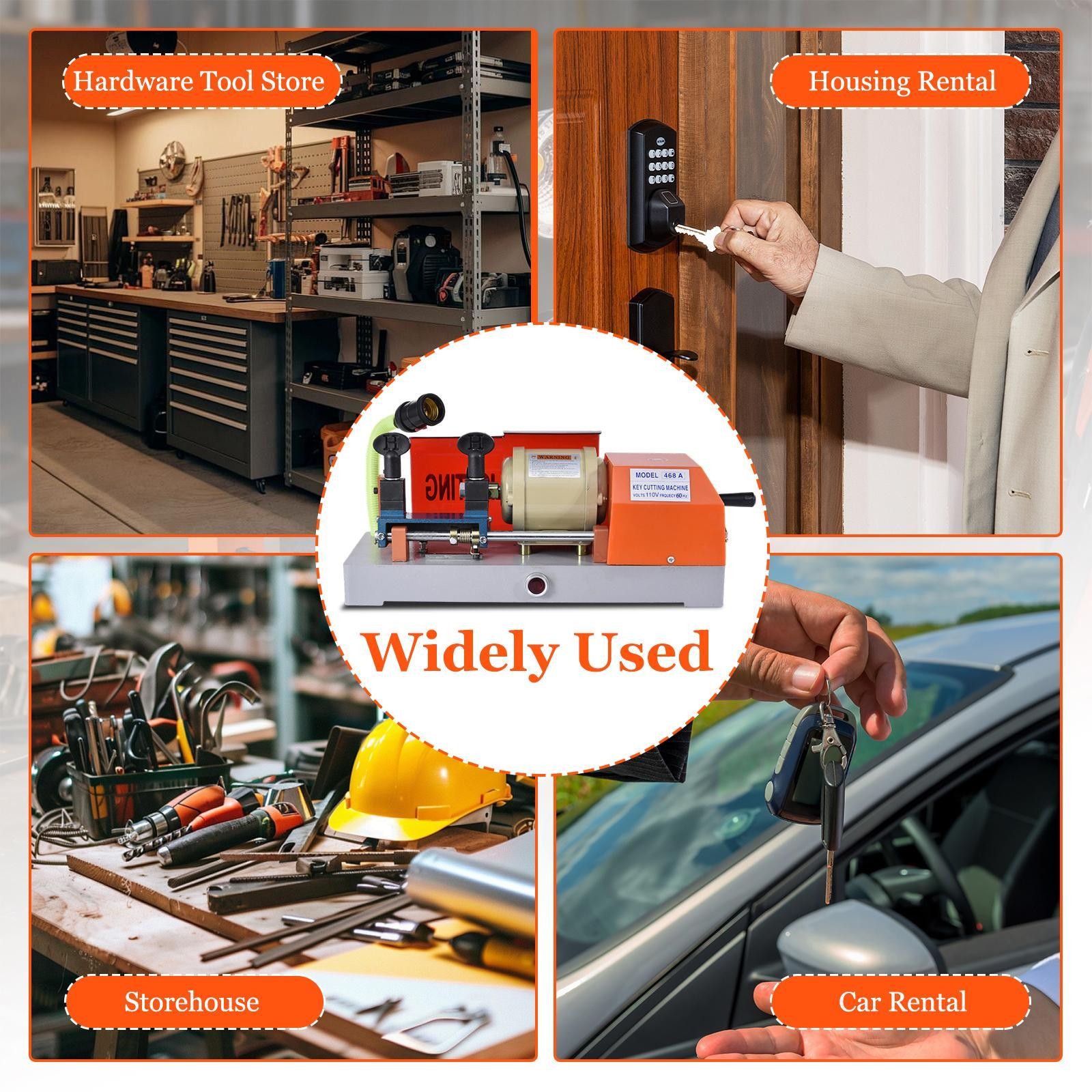 Key Cutting Duplicating Machine Cutter Car Key Copier Locksmith Tools