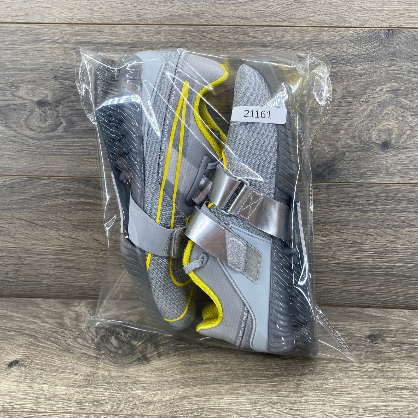 Nike Romaleos 4 CD3463002 Weightlifting Shoes Gray Yellow US 8