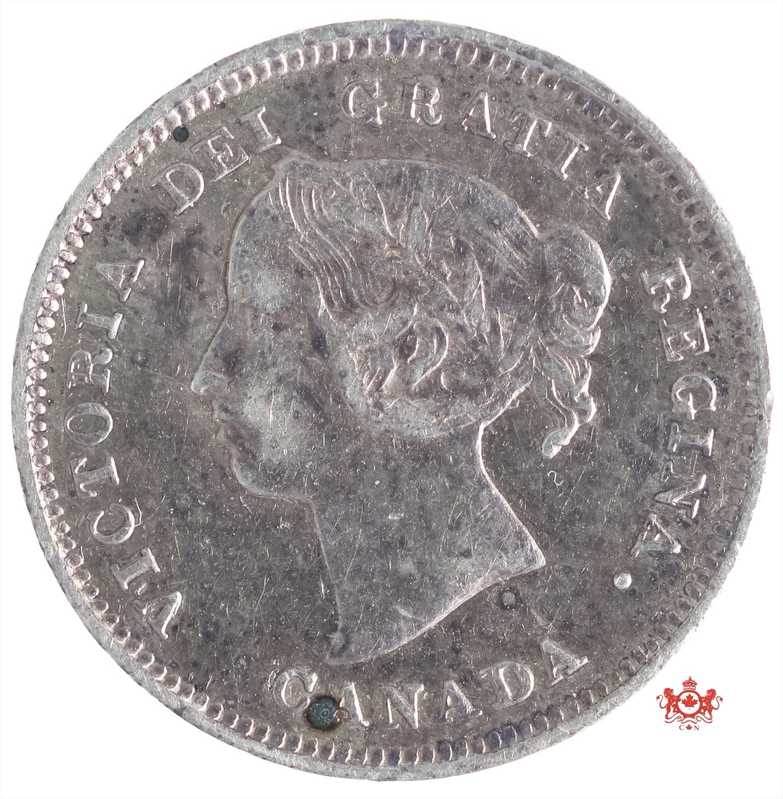 1889 Canada 5 Cents - VF/EF - Lot#13193
